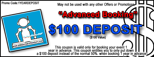 $100 deposit for 1 year advance